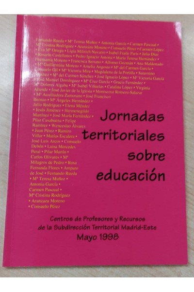 Jornadas Territoriales sobre educacion