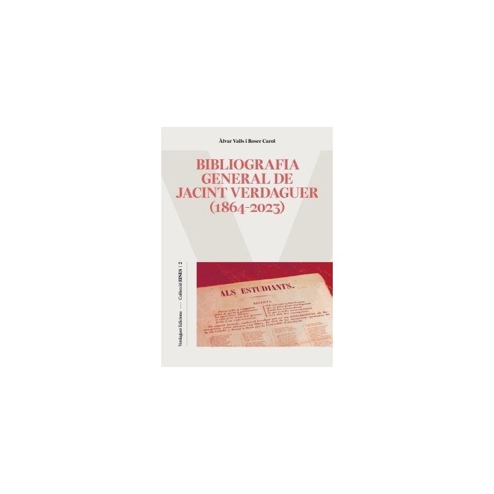 BIBLIOGRAFIA GENERAL DE JACINT VERDAGUER 1864-2023