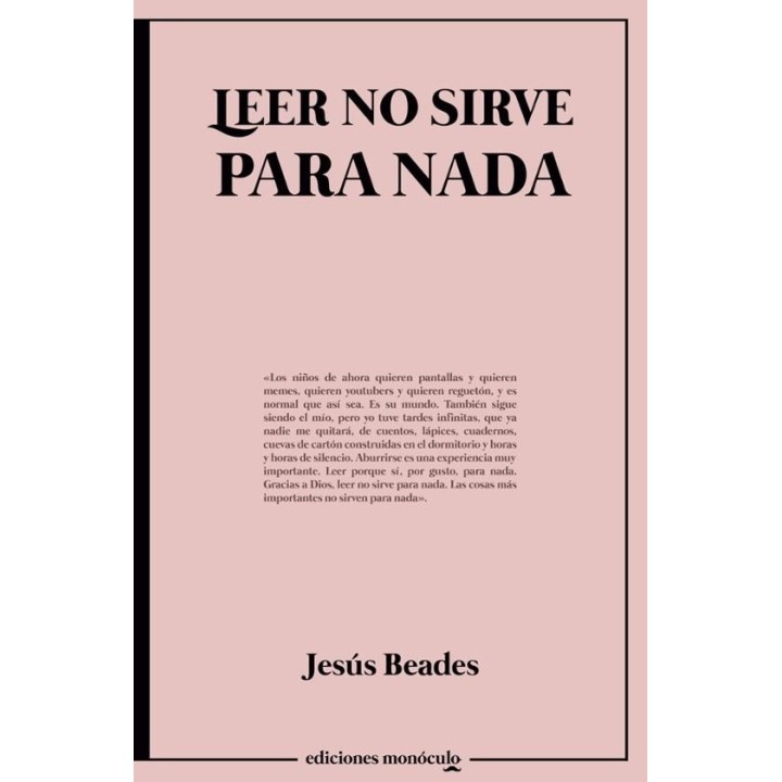 LEER NO SIRVE PARA NADA
