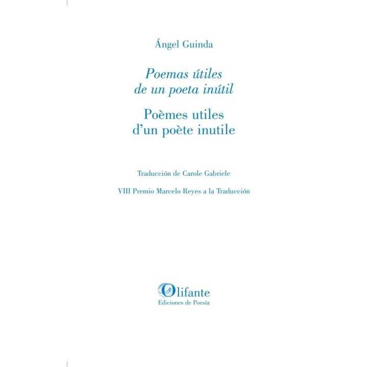 POEMAS UTILES DE UN POETA INUTIL