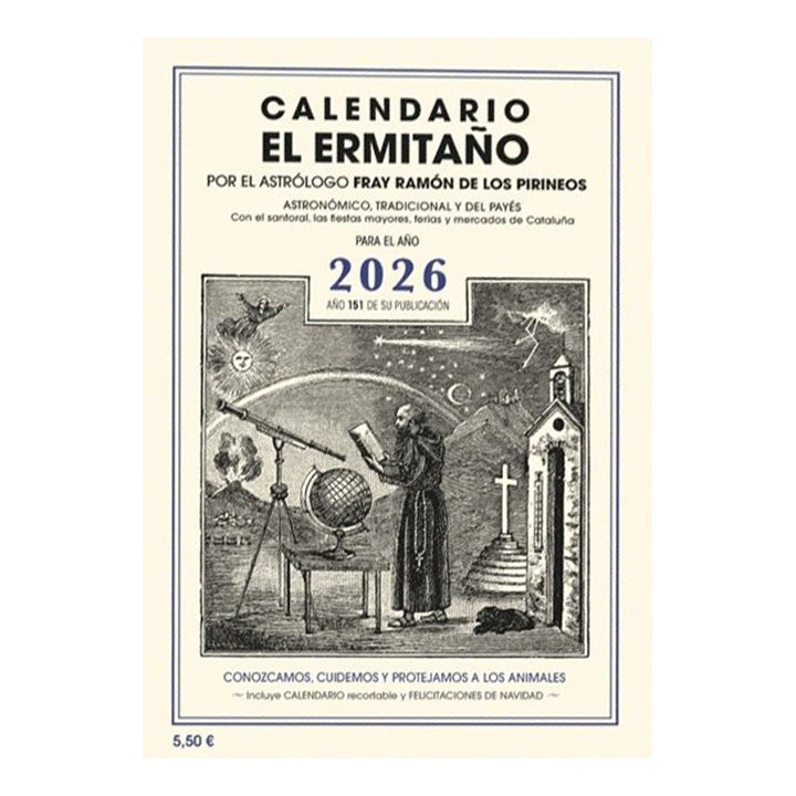 CALENDARIO EL ERMITAÑO 2026