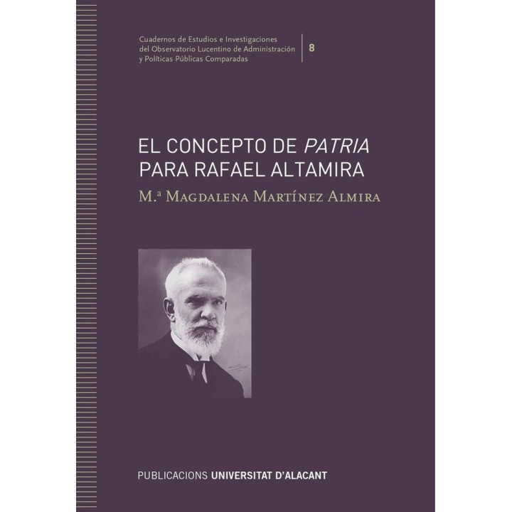 CONCEPTO DE PATRIA PARA RAFAEL ALTAMIRA,EL