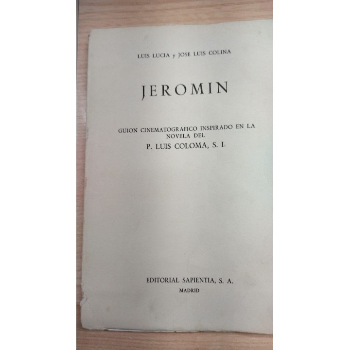 Jeromin. Guión cinematográfico