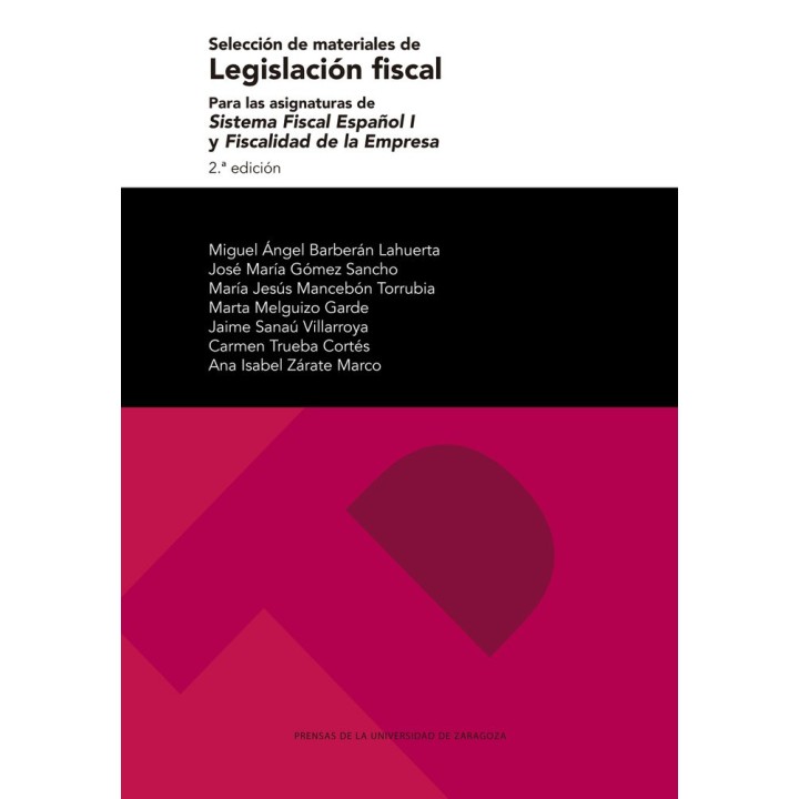 SELECCION DE MATERIALES DE LEGISLACION FISCAL PARA LAS ASIGN
