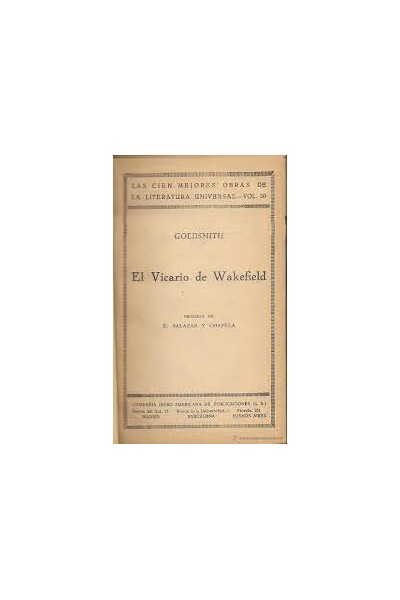 EL VICARIO DE WAKEFIELD
