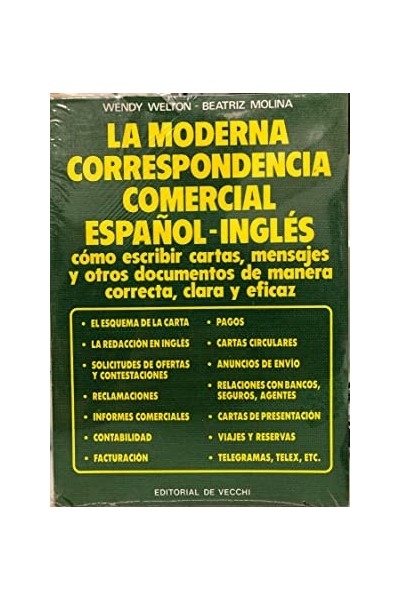 La Moderna Correspondencia Comercial Español-Ingles