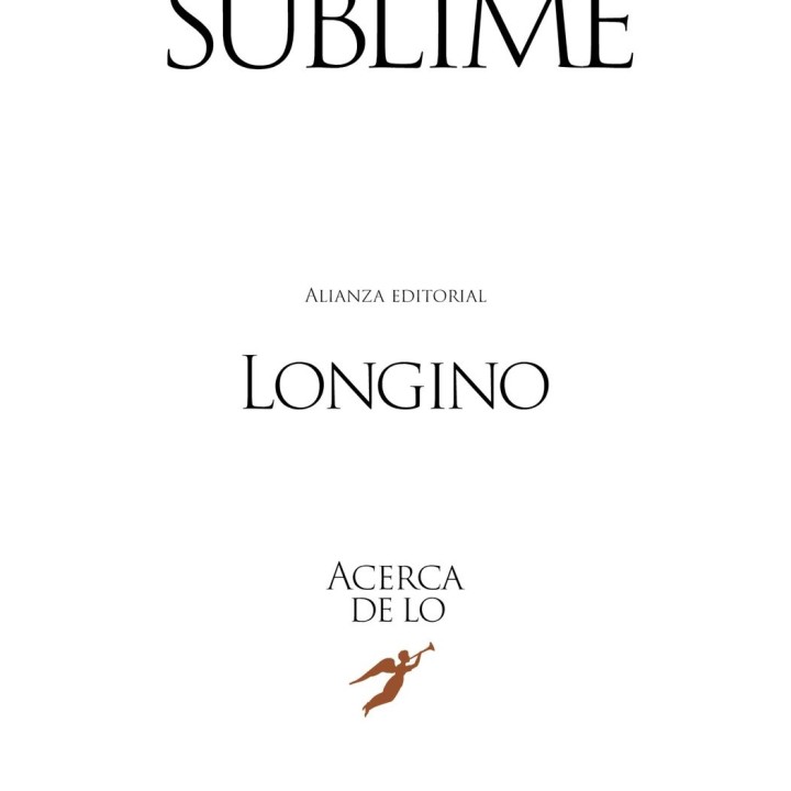 ACERCA DE LO SUBLIME