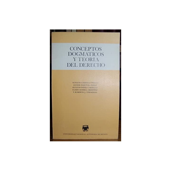 CONCEPTOS DOGMATICOS Y TEORIA DEL DERECHO
