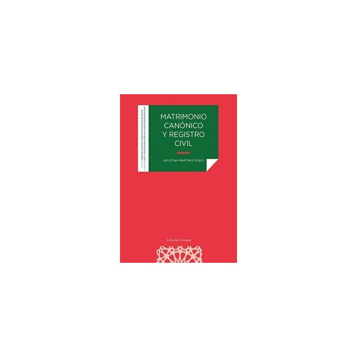 MATRIMONIO CANONICO Y REGISTRO CIVIL