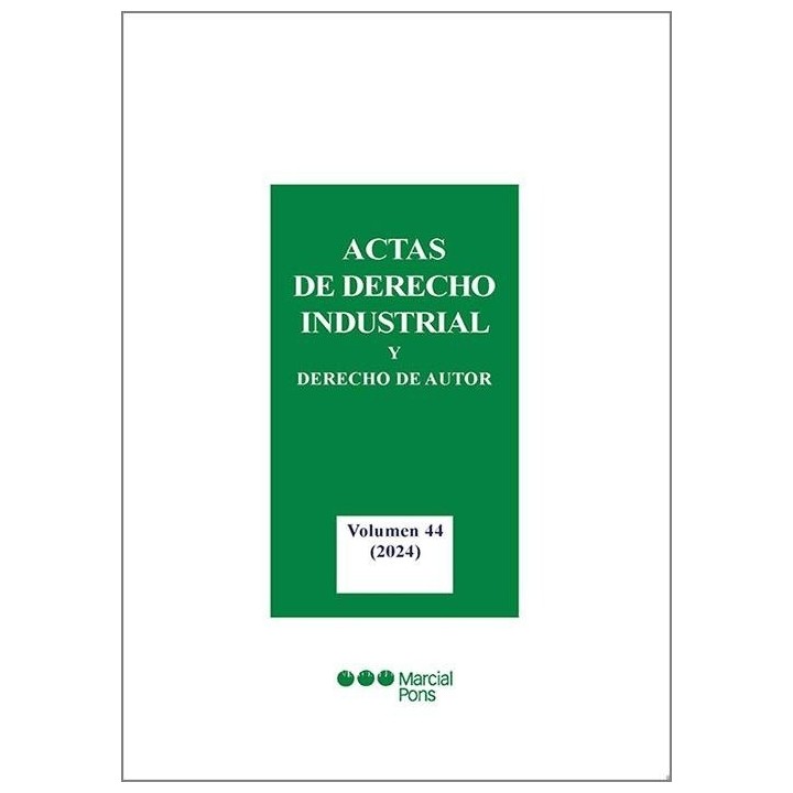 ACTAS DE DERECHO INDUSTRIAL Y DERECHO DE AUTOR 44 2024