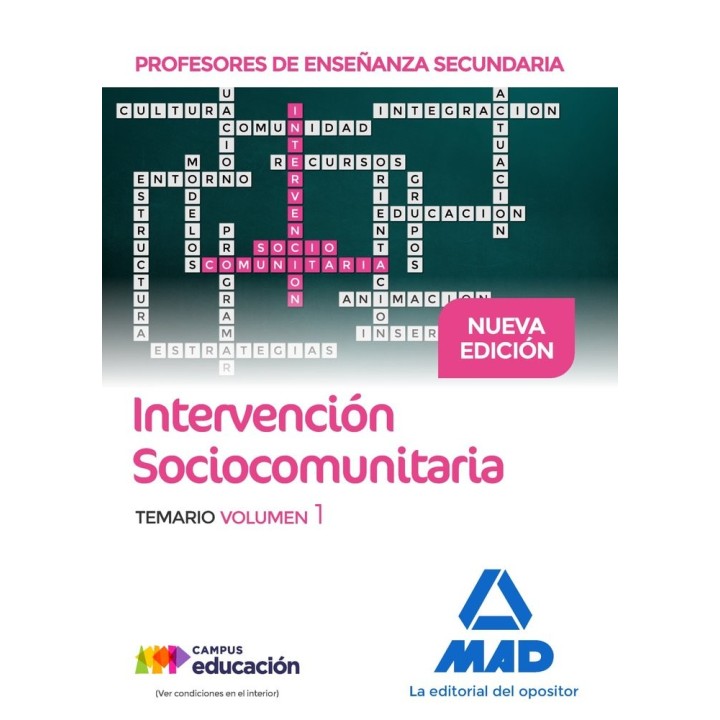 PROFESORES DE ENSEÑANZA SECUNDARIA INTERVENCION SOCIOCOMUNIT