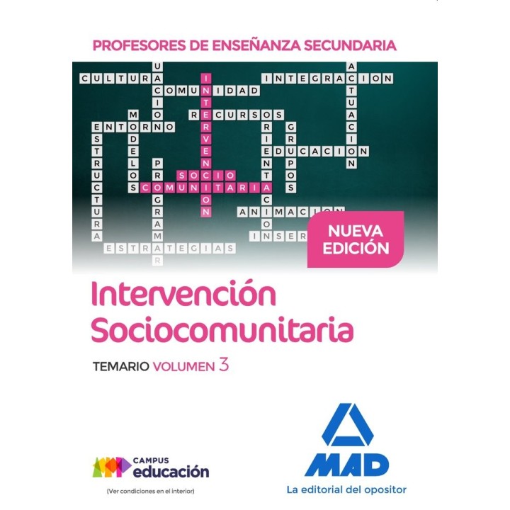 PROFESORES DE ENSEÑANZA SECUNDARIA INTERVENCION SOCIOCOMUNIT