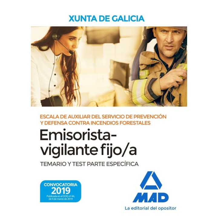 ESCALA AUXILIAR SERVICIO PREVENCION Y DEFENSA GALICIA TEST