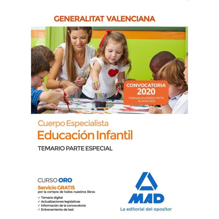 CUERPO ESPECIALISTA EDUCACION INFANTIL ADMINISTRACION VALEN