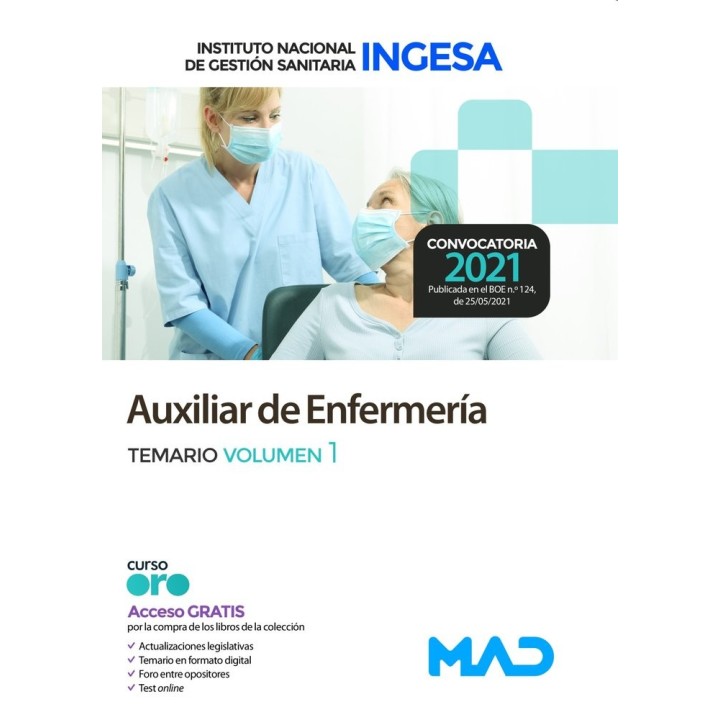 AUXILIAR DE ENFERMERIA INGESA VOL 1
