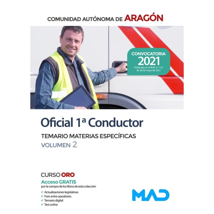 OFICIAL CONDUCTOR 1ª TEMARIO MATERIAS ESPECIFICAS VOLUMEN 2