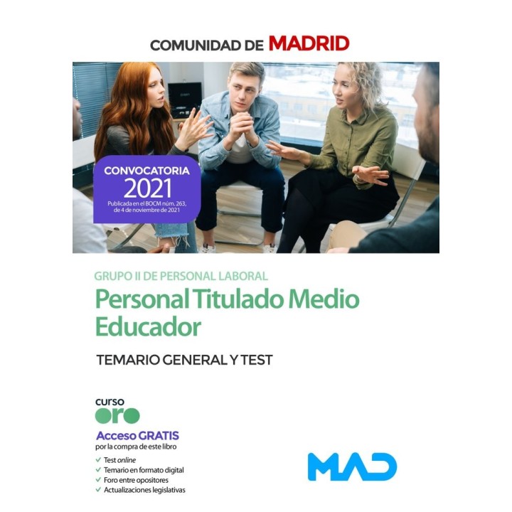 PERSONAL TITULADO MEDIO EDUCADOR MADRID