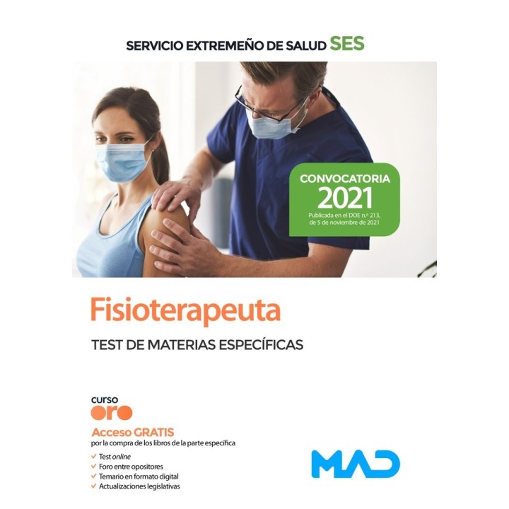 FISIOTERAPEUTA SERVICIO EXTREMEÑO SALUD SES TEST
