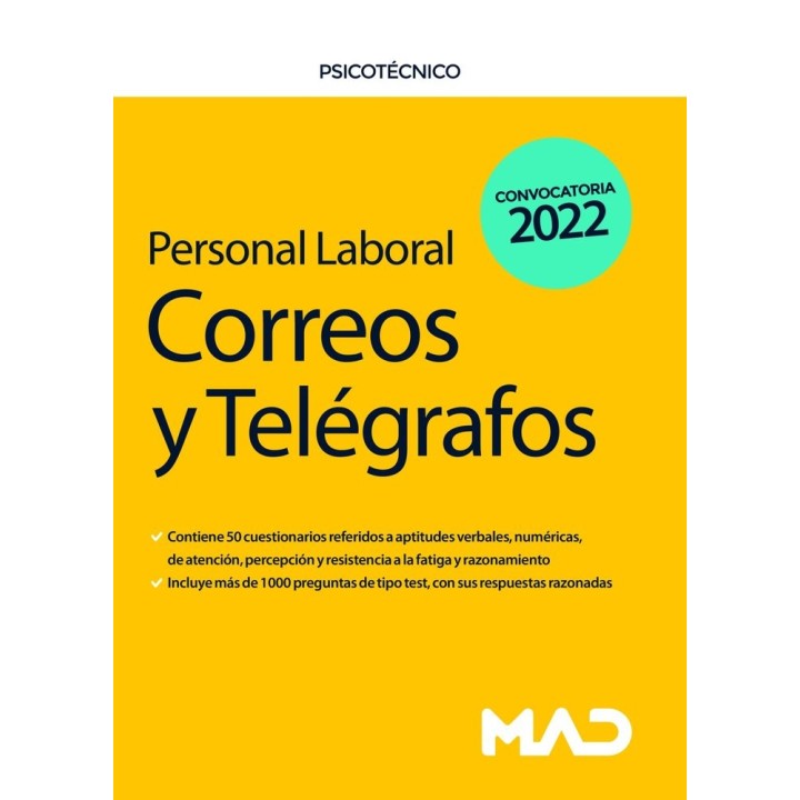 PERSONAL LABORAL CORREOS Y TELEGRAFOS PSICOTECNICO