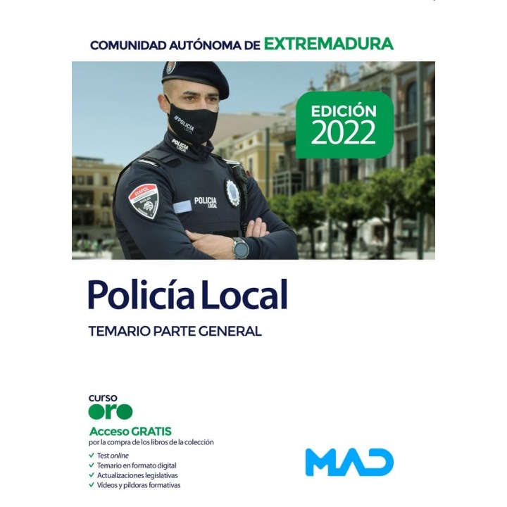 POLICIA LOCAL EXTREMADURA TEMARIO PARTE GENERAL