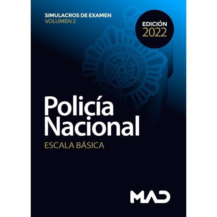 POLICIA NACIONAL ESCALA BASICA SIMULACRO EXAMEN VOLUMEN