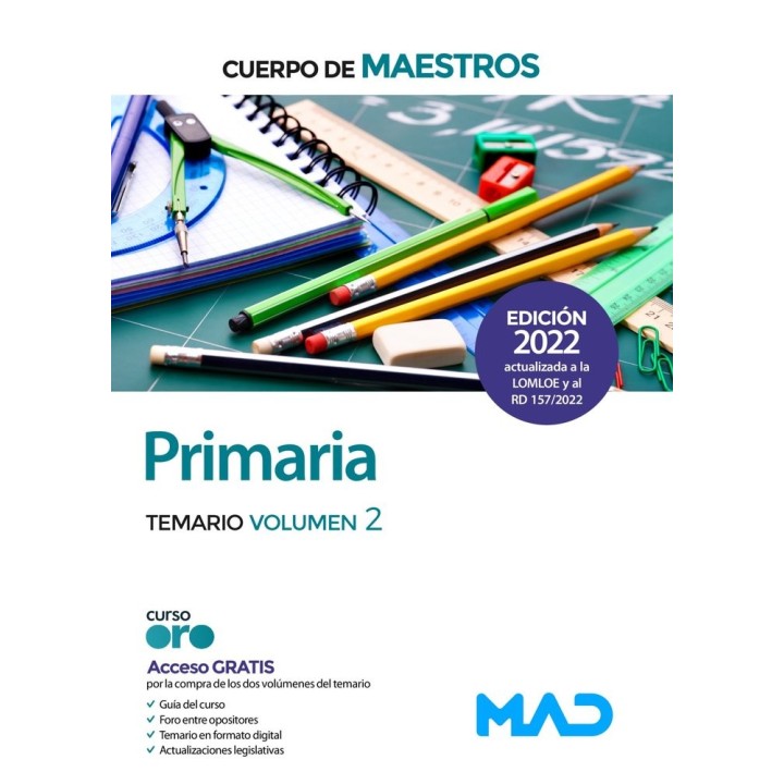 MAESTROS PRIMARIA TEMARIO VOLUMEN 2
