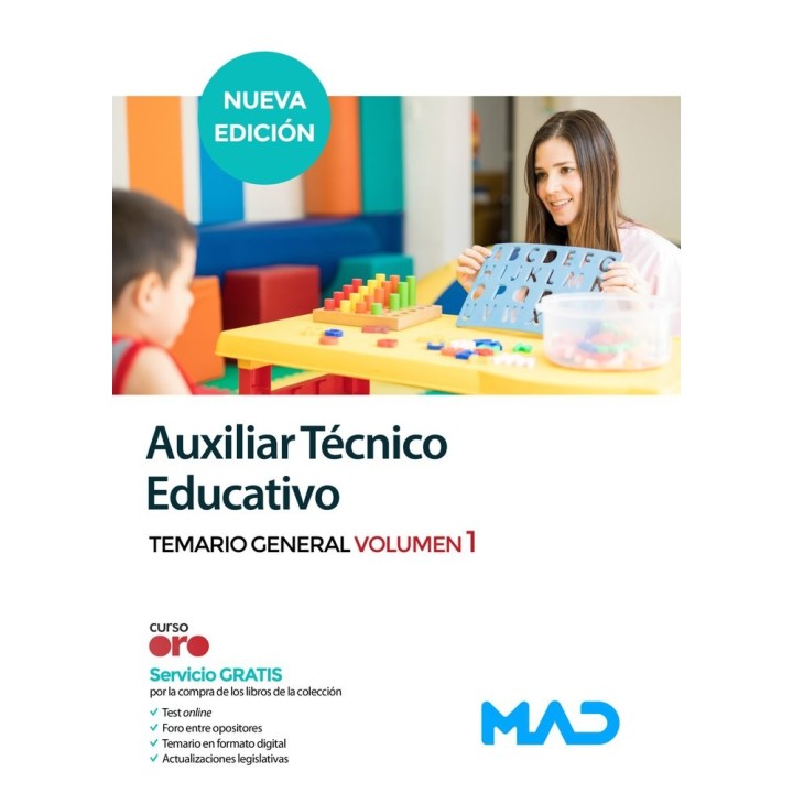 AUXILIAR TECNICO EDUCATIVO TEMARIO GENERAL VOLUMEN 1