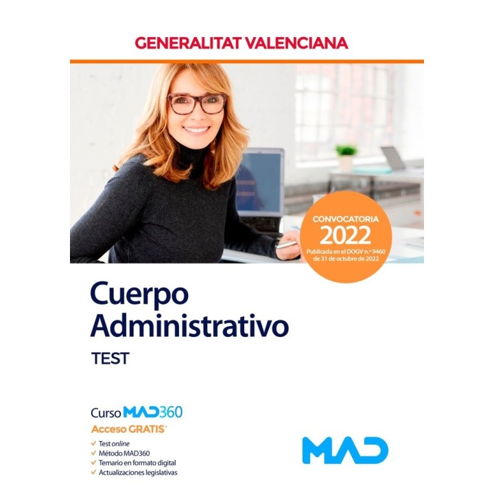 ADMINISTRATIVO GENERALITAT VALENCIANA TEST