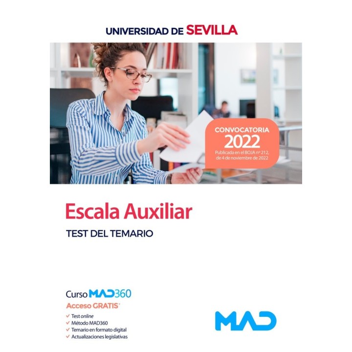 ESCALA AUXILIAR TEST UNIVERSIDAD DE SEVILLA