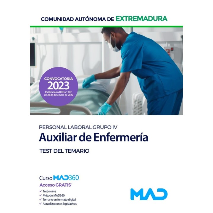AUXILIAR ENFERMERIA COMUNIDAD AUTONOMA EXTREMADURA