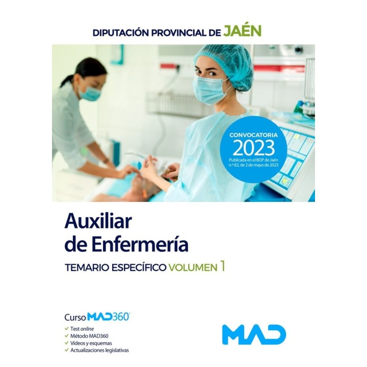 AUXILIAR ENFERMERIA DIPUTACION JAEN MATERIA ESP