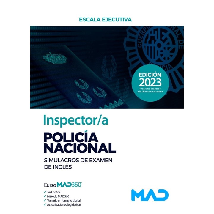 INSPECTOR/A POLICIA NACIONAL SIMULACROS DE EXAMEN DE ING