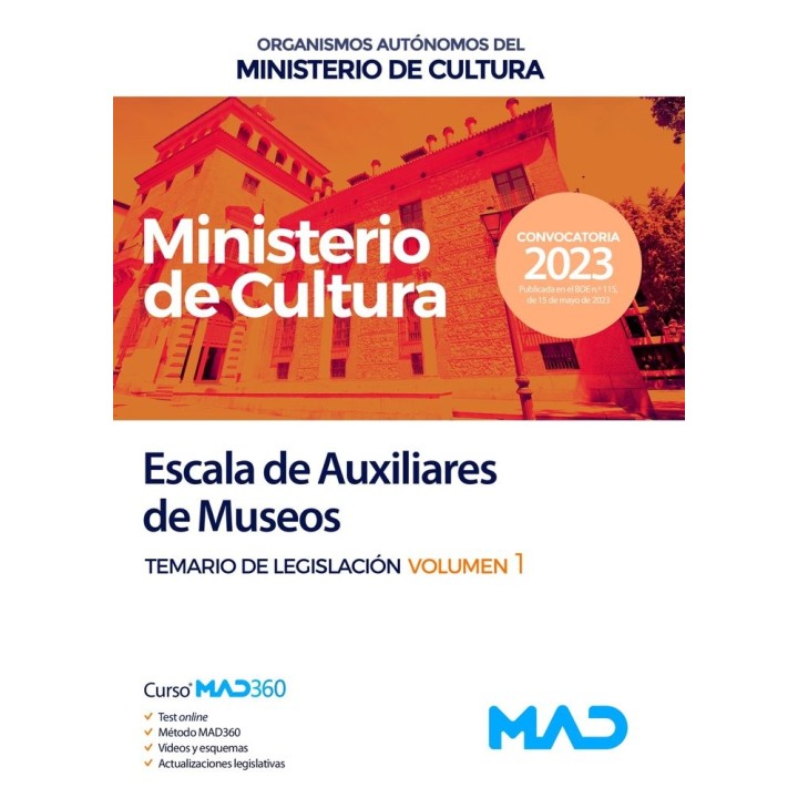 ESCALA DE AUXILIARES DE MUSEOS DE ORGANISMOS AUTONOMOS DEL M