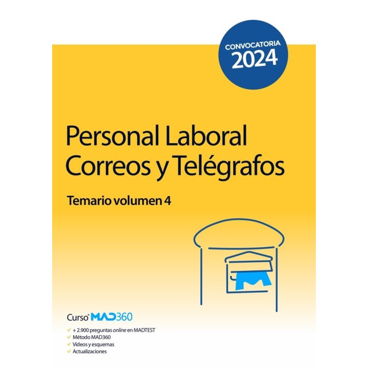 PERSONAL LABORAL CORREOS Y TELEGRAFOS TEMARIO VOLUMEN 4