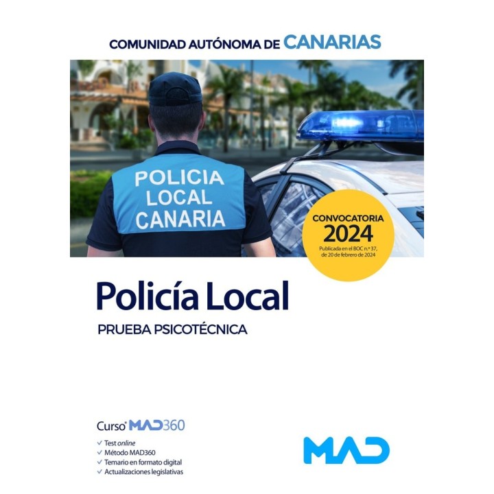 POLICIA LOCAL CANARIAS PRUEBA PSICOTECNICA