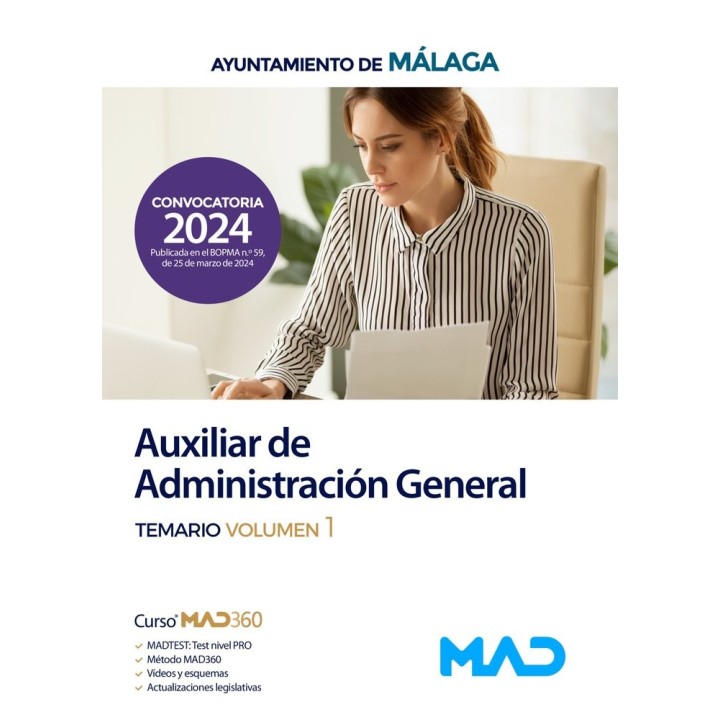 AUXILIAR ADMINISTRACION GENERAL TEMARIO 1 AYTO MALAGA