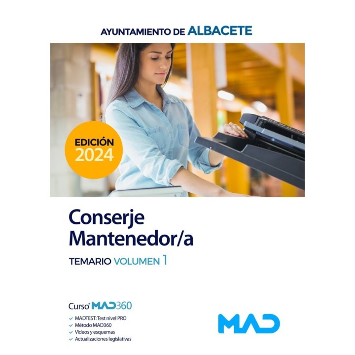 CONSERJE MANTENEDOR/A AYUNTAMIENTO DE ALBACETE TOMO I