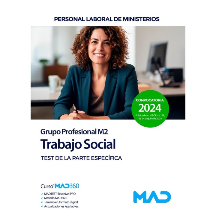 TRABAJO SOCIAL GRUPO PROFESIONAL M2 TEST PARTE ESPECIFICA M