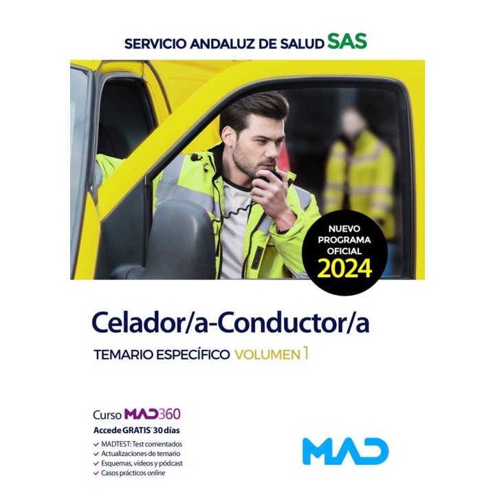 CELADOR/A-CONDUCTOR/A TEMARIO ESPECIFICO VOLUMEN 1 SERVICIO