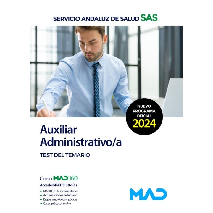 AUXILIAR ADMINISTRATIVO/A TEST DEL TEMARIO SAS