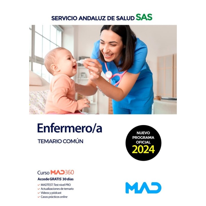 ENFERMERO/A TEMARIO COMUN SERVICIO ANDALUZ SALUD SAS