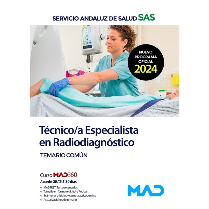 TECNICO/A ESPECIALISTA RADIODIAGNOSTICO TEMARIO COMUN SERVI