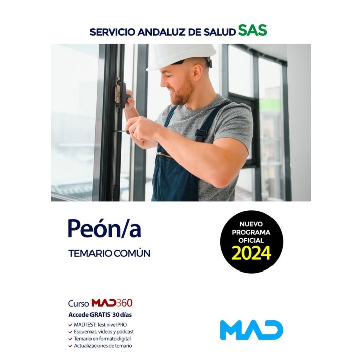PEON/A TEMARIO COMUN SERVICIO ANDALUZ SALUD SAS