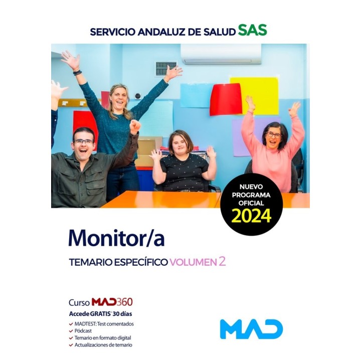 MONITOR/A TEMARIO ESPECIFICO 2 SERVICIO ANDALUZ SALUD