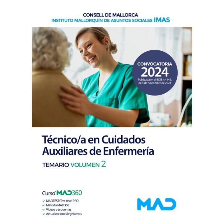 TECNICO CUIDADOS AUXILIARES ENFERMERIA TEMARIO 2 IMAS