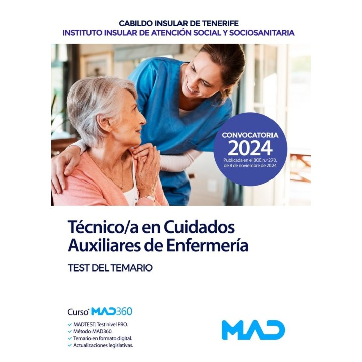TECNICO/A ESPECIALISTA CUIDADO AUXILIAR ENFERMERIA TEST TEN