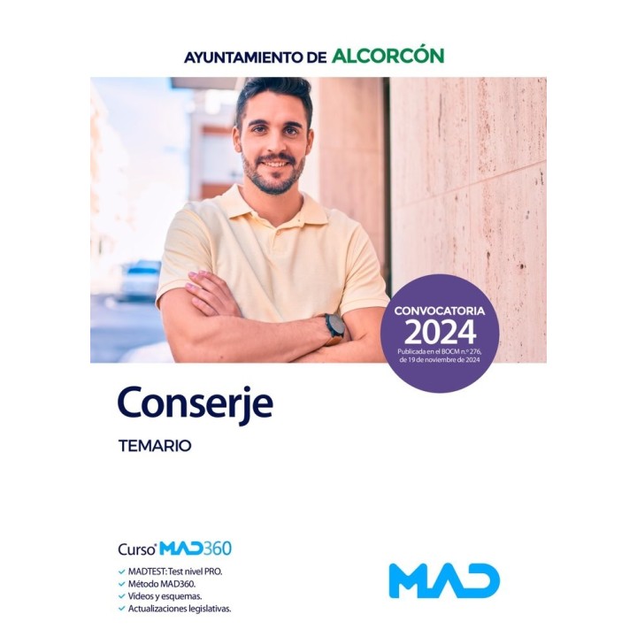 CONSERJE CORRETURNOS AYUNTAMIENTO ALCORCON TEMARIO