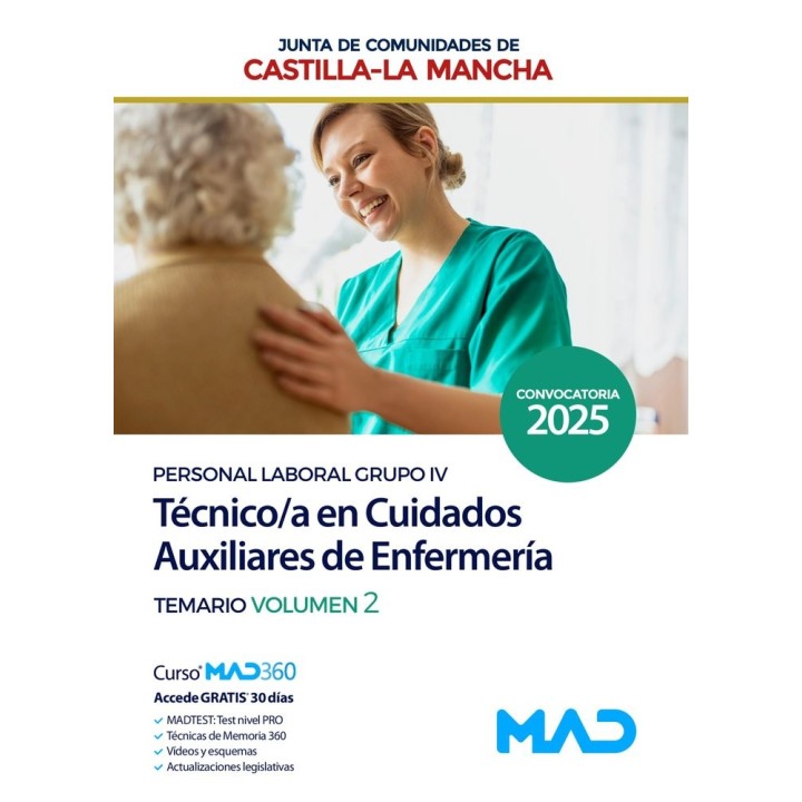 TECNICO/A CUIDADO AUXILIAR ENFERMERIA GRUPO IV PERSONAL 2 J