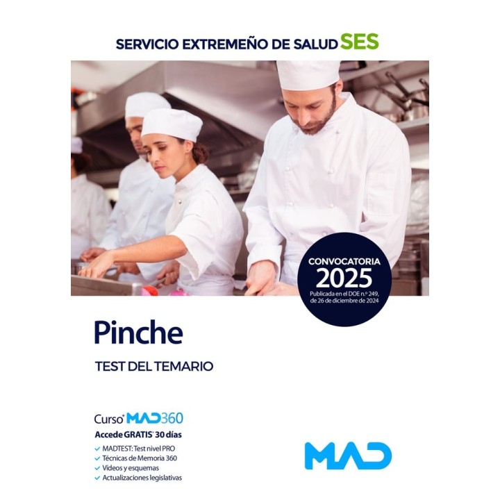 PINCHE TEST DEL TEMARIO SERVICIO EXTREMEÑO SALUD SES