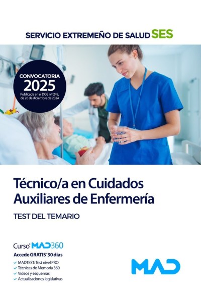 TECNICO MEDIO SANITARIO CUIDADO AUXILIAR ENFERMERIA TEST